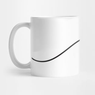 Single WAVE minimalist - (Logo chest) Mug